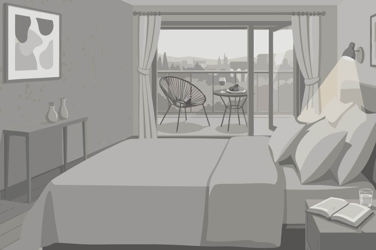 Suite - Vue sur Piscine